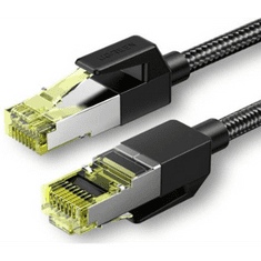 Ugreen NW150 RJ45 fonott hálózati kábel Cat.7 F / FTP 2m fekete (80423) (UG80423)