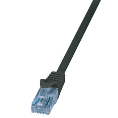 LogiLink CAT6A U/UTP patch kábel 3 m fekete (CP3063U) (CP3063U)