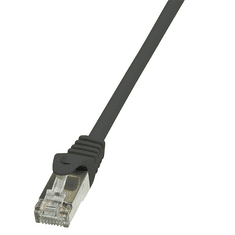 LogiLink F/UTP EconLine patch kábel Cat.6 1m fekete (CP2033S) (CP2033S)