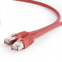 Gembird FTP CAT6A patch kábel 0.5m piros (PP6A-LSZHCU-R-0.5M) (PP6A-LSZHCU-R-0.5M)