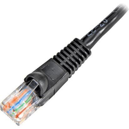 Wiretek Wiretek UTP CAT5.E patch kábel 1m fekete (WL021BG-1 BL)