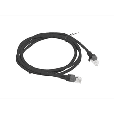 Lanberg Patchcord RJ45 CAT5e UTP kábel 1.5m fekete (PCU5-10CC-0150-BK) (PCU5-10CC-0150-BK)