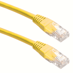 Gembird Cablexpert UTP CAT5e patch kábel 1m sárga (PP12-1M/Y) (PP12-1M/Y)