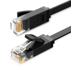Ugreen RJ45 lapos hálózati kábel Cat.6 3 m fekete (50175) (UG50175)
