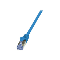 LogiLink 10G S/FTP PIMF PrimeLine patch kábel CAT6A 0,25m kék (CQ3016S) (CQ3016S)
