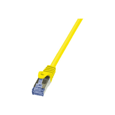 LogiLink 10G S/FTP PIMF PrimeLine patch kábel CAT6A 0,25m sárga (CQ3017S) (CQ3017S)