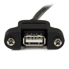 Startech StarTech.com USB hosszabbító kábel fekete (USBPNLAFAM3) (USBPNLAFAM3)