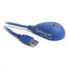 Startech StarTech.com USB3SEXT5DSK USB kábel 1,5 M USB 3.2 Gen 1 (3.1 Gen 1) USB A Kék (USB3SEXT5DSK)