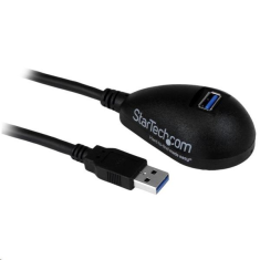 Startech StarTech.com USB3SEXT5DKB USB kábel 1,5 M USB 3.2 Gen 1 (3.1 Gen 1) USB A Fekete (USB3SEXT5DKB)
