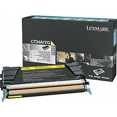 Lexmark C734A1YG sárga toner (C734A1YG)