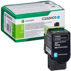 Lexmark C232HC0 nagy kapacitású festékkazetta ciánkék (C232HC0)