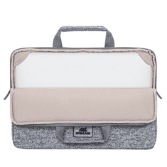 RivaCase 7913 Laptop sleeve with handles 13,3" Light grey (4260403578469)