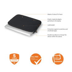 DICOTA BASE XX Notebook tok D31783, LAPTOP SLEEVE 12-12.5” BLACK (D31783)