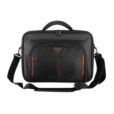 Targus Notebook táska CN415, Classic+ 15-15.6" Clamshell Laptop Bag - Black/Red (CN415EU)