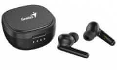 Genius vezeték nélküli headset TWS HS-M910BT/ Fekete/ Bluetooth 5.0/ USB-C töltés