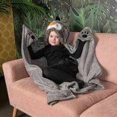 Cozy Noxxiez BL813 Pingvin - meleg kapucnis takaró állatos és mancsos zsebekkel