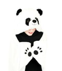 Cozy Noxxiez BL823 Panda - meleg kapucnis takaró állatos és mancsos zsebekkel