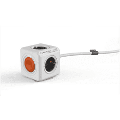 Allocacoc PowerCube Extended Remote SINGLE 1.5mm2 fehér-narancs (1513/EUEXRM) (1513/EUEXRM)