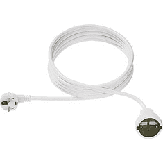 Bachmann Hálózati hosszabbítókábel, fehér, 2 m, HO5VV-F 3 G 1,5 mm2, 341284 (341284)