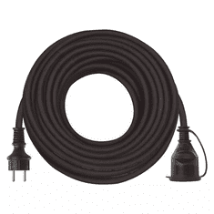 EMOS P01825R hosszabbító gumikábellel IP44 3x2.5mm 25m fekete (emosP01825R)
