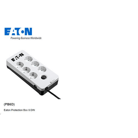 EATON PB6D ProtectionBox 6, 6×DIN túlfesz-védő aljzat (PB6D)