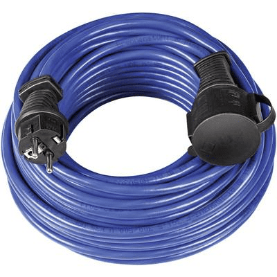 Brennenstuhl Kültéri hálózati hosszabbítókábel védőkupakkal, kék, 25 m, N05V3V3-F 3G 1,5 mm2 , 1169810 (1169820)