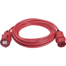 Brennenstuhl Erősáramú hálózati hosszabbítókábel védőkupakkal, piros, 25 m, XYMM 5G 1,5 mm2, 1168590 CEE (1168590)