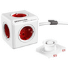 PowerCube Extended hálózati elosztó 1.5m fehér-piros (1300RD/DEEXPC) (1300RD/DEEXPC)