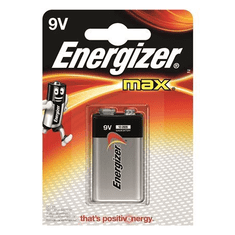 Energizer Max 9V elem (1db/csomag) (E300115902) (E300115902)