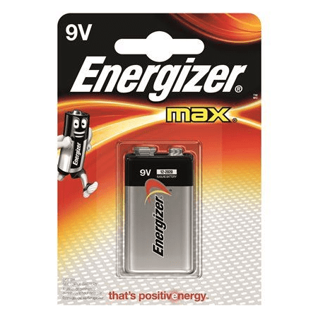 Energizer Max 9V elem (1db/csomag) (E300115902) (E300115902)