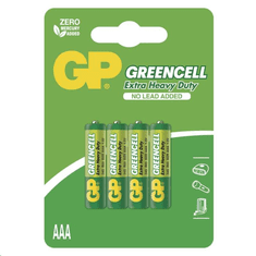 GP 1.5V Greencell 24G mini ceruza (AAA) elem (4db/blister) (B1211) (B1211)