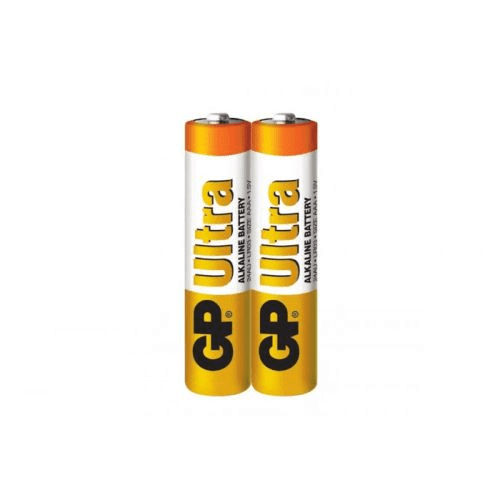 GP Battery (AAA) Alkaline ULTRA LR03/AAA 24AU-S2, (2 batteries/ shrink) 1.5V (GP-BA-24AU-S2)