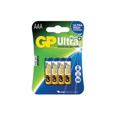 GP GP 1.5V Ultra Plus alkáli 24AUP mini ceruza (AAA) elem (4db/blister) (ELR03UPC4)