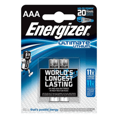 Energizer Ultimate Lithium AAA L92 ceruzaelem (2db/csomag) (7638900262629) (7638900262629)