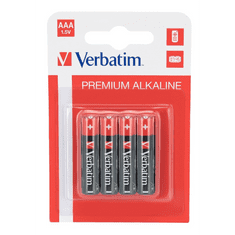 Verbatim Premium alkáli Mini ceruzaelem AAA (4db/csomag) (49920) (ver-49920)