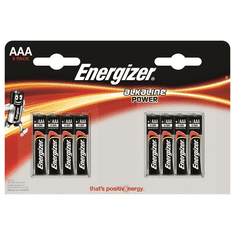 Energizer Alkaline Power AAA mini ceruzaelem (8db/csomag) (E300127804/NZAP6O07) (E300127804/NZAP6O07)
