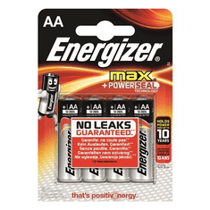 Energizer Max alkáli AA ceruzaelem (4db/csomag) (E300112503) (E300112503)