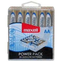 Maxell Alkáli AA ceruza elem Power Pack (24db / csomag) /LR06/ visszazárható átlátszó műanyag doboz (790269.04.CN)