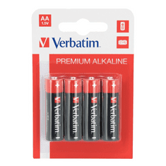 Verbatim Premium alkáli ceruzaelem AA (4db/csomag) (49921) (ver-49921)