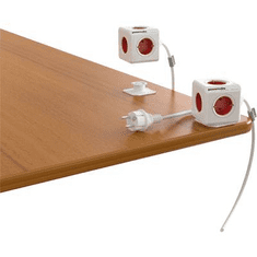 Segula Asztali hálózati elosztó 5 részes fehér/piros, Powercube USB nélkül (50450)