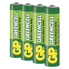 GP GP 1.5V Greencell 24G mini ceruza (AAA) elem (4db/blister) (B1211)