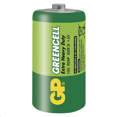GP GP 1.5V Greencell 13G góliát (D) elem (2db/zsugor) (B1240)