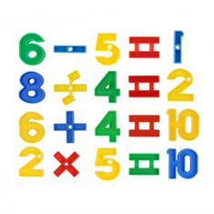 WOOPIE Matematikai kirakós játék Építőkockák + minták 148 el.