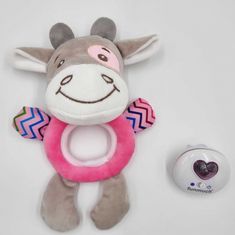 WOOPIE Interaktív csecsemő plüssfigura Fények Hang Sound Bulls Baby Biscuit Sleeper