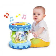 WOOPIE dobos zenélődoboz könnyű zenélő játék babáknak