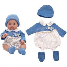 WOOPIE baba ruha szett kalap 43 - 46 cm kék