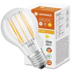 LEDVANCE Dimmelhető LED izzó E27 A60 11W = 100W 1521lm 2700K Meleg fehér 300° CRI90 Superior