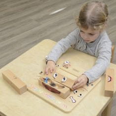 Masterkidz Learning Emotions Montessori fából készült játék