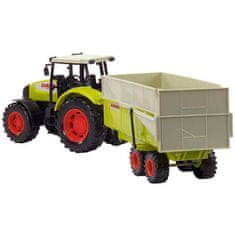 DICKIE CLAAS traktor Ares pótkocsival 57 cm