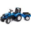 Traktor Landini kék pedálos utánfutóval 3 éves kortól